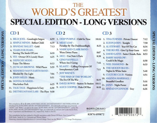 Various : The World's Greatest Special Edition - Long Versions (3xCD, Comp)
