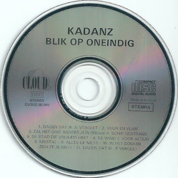 Kadanz : Blik Op Oneindig (CD, Album)