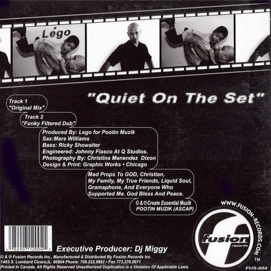 Lego : Quiet On The Set (12")