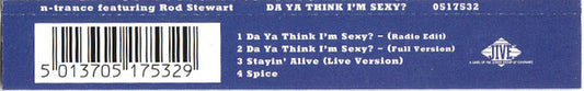 N-Trance Featuring Rod Stewart : Da Ya Think I'm Sexy? (CD, Maxi)