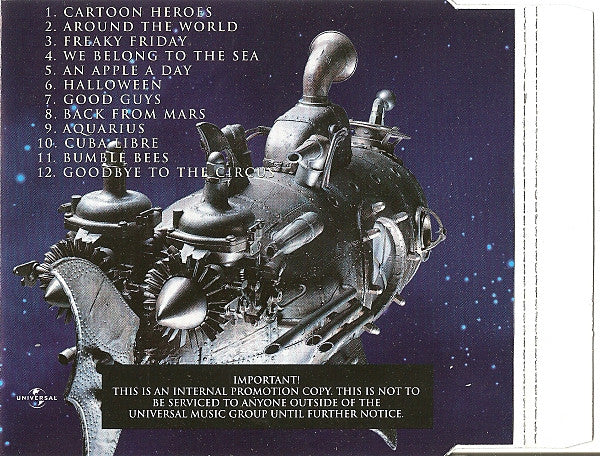 Aqua : Aquarius (CD, Album, Promo, Int)