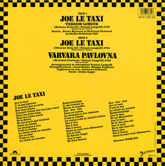 Vanessa Paradis : Joe Le Taxi (12", Maxi)