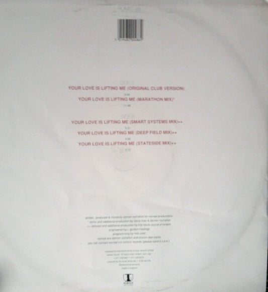 Nomad : Your Love Is Lifting Me (12", Single, Lil)