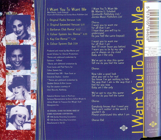 Solid HarmoniE : I Want You To Want Me (CD, Maxi)