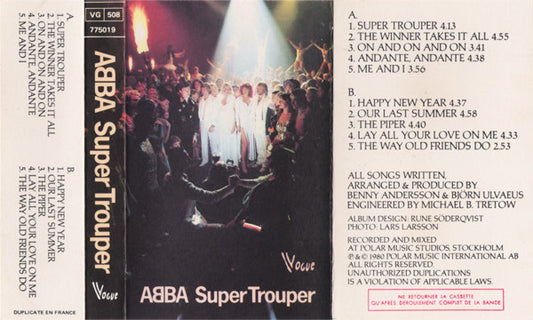 ABBA : Super Trouper (Cass, Album)