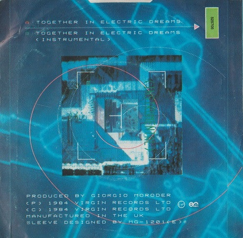 Giorgio Moroder with Philip Oakey : Together In Electric Dreams (7", Single)