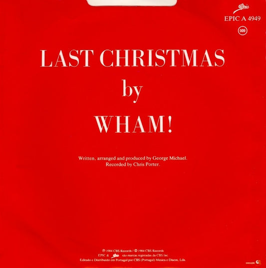 Wham! : Last Christmas (7", Single)