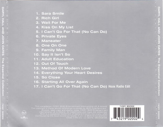 Daryl Hall & John Oates : The Essential Collection (CD, Comp)