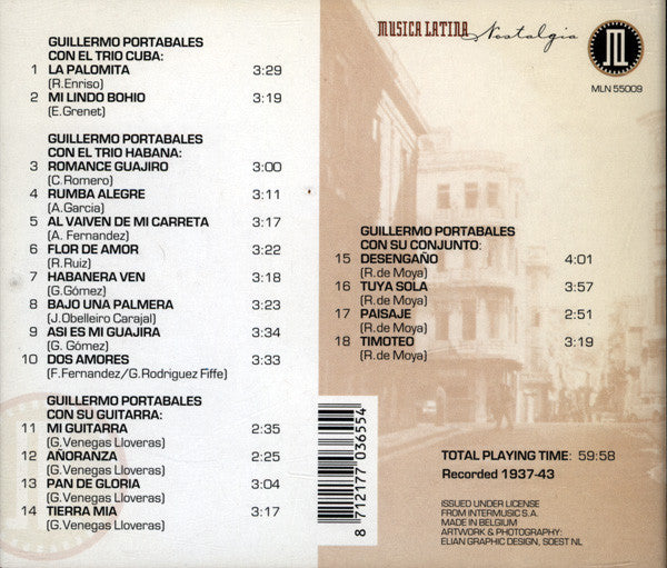 Guillermo Portabales : Romance Guajiro (CD, Comp)