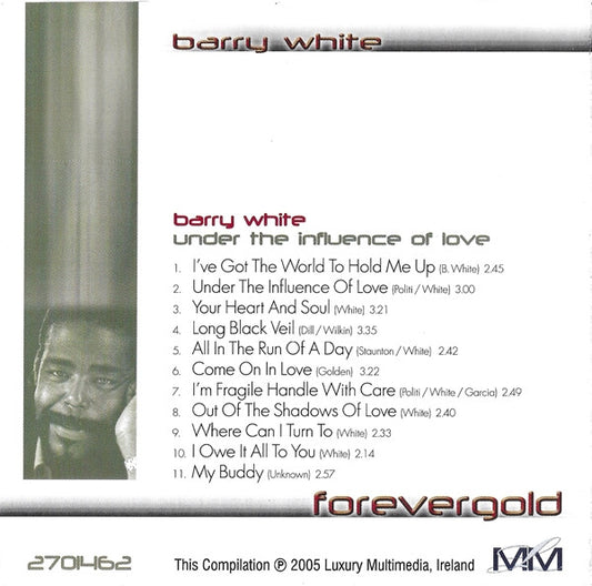 Barry White : Under The Influence Of Love (CD, Album, RE)