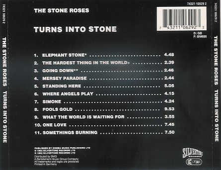 The Stone Roses : Turns Into Stone (CD, Comp, Jew)