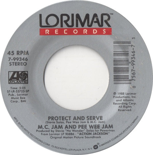 Vanity / MC Jam And Pee Wee Jam : Undress / Protect And Serve (7", Dou)