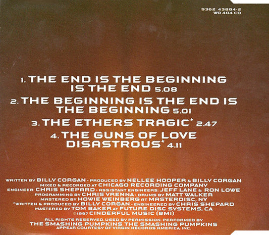 The Smashing Pumpkins : The End Is The Beginning Is The End (CD, Single)