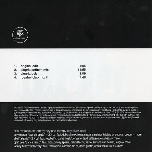 Tony Moran & Ric Sena Present Zhana Saunders : Waiting For Alegria (CD, Maxi)