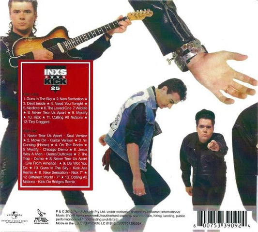 INXS : Kick (CD, Album, RE + CD, Comp + 25t)