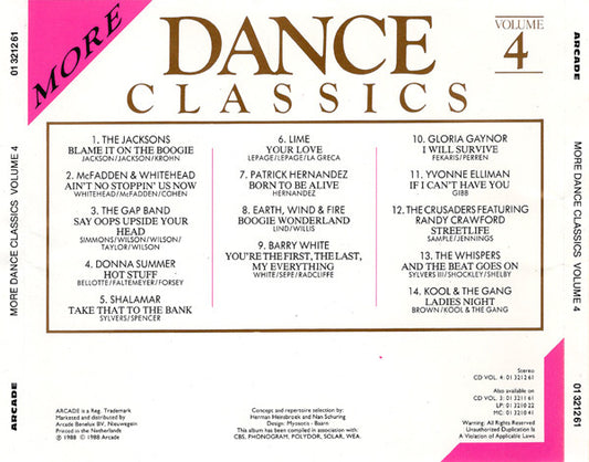 Various : Dance Classics Volume 4 (CD, Comp)