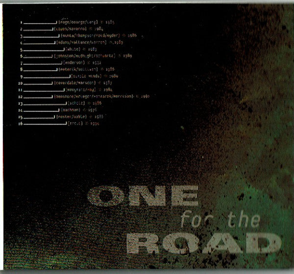 Various : Now The Music • One For The Road (CD, Comp)