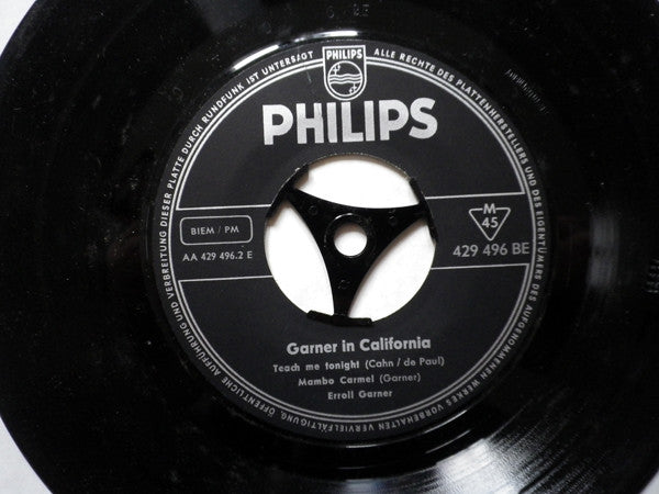 Erroll Garner : Garner In California (7", EP, Mono)