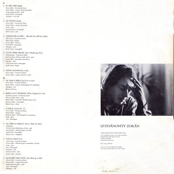 Zorán Sztevanovity : Tizenegy Dal (LP, Album)