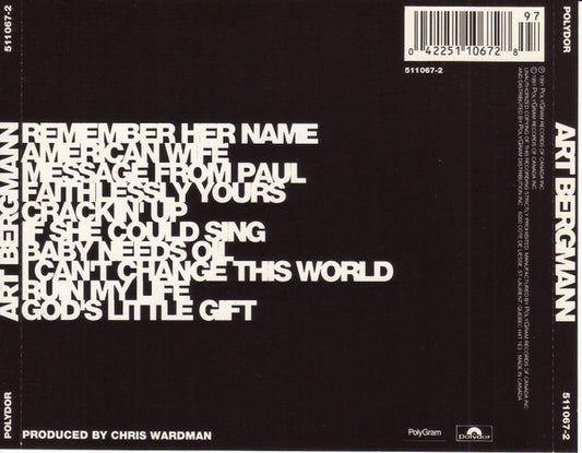 Art Bergmann : Art Bergmann (CD, Album)