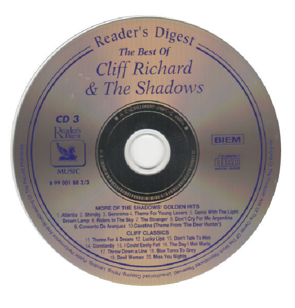 Cliff Richard & The Shadows : The Best Of Cliff Richard & The Shadows (5xCD, Album, Comp)