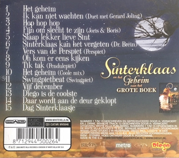 Diego (10) : Sinterklaas En Het Geheim Van Het Grote Boek (CD, Album, Comp)