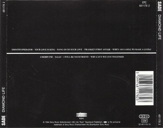 Sade : Diamond Life (CD, Album, RE)