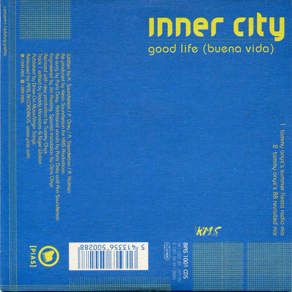 Inner City : Good Life (Buena Vida) (CD, Single, Car)