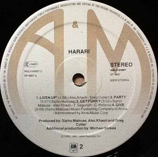 Harari : Harari (LP, Comp)