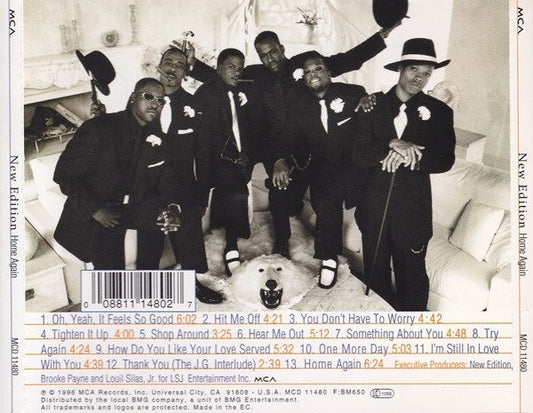 New Edition : Home Again (CD, Album)