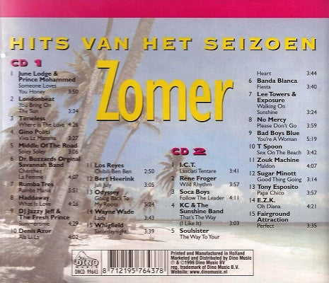 Various : Hits Van Het Seizoen - Zomer (2xCD, Comp)