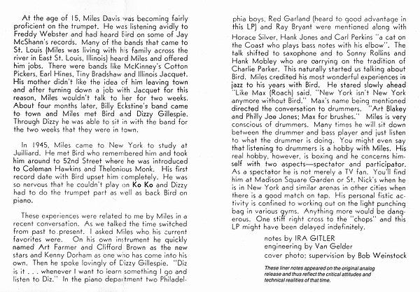 Miles Davis : The Musings Of Miles (CD, Album, RE)