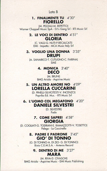 Various : Il Meglio Di Sanremo '95 (Cass, Comp)