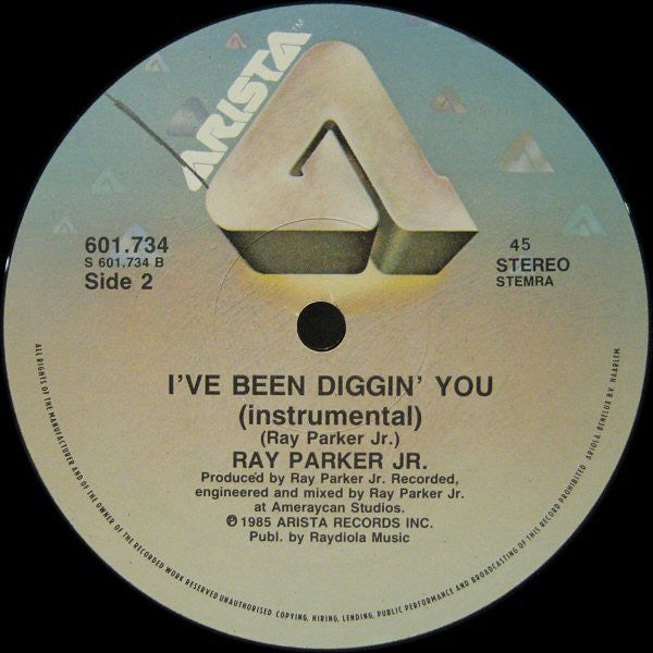 Ray Parker Jr. : I've Been Diggin' You (12")