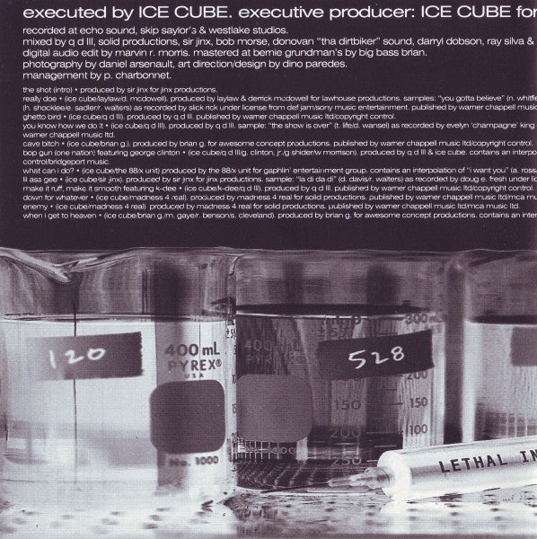 Ice Cube : Lethal Injection (CD, Album, RP)