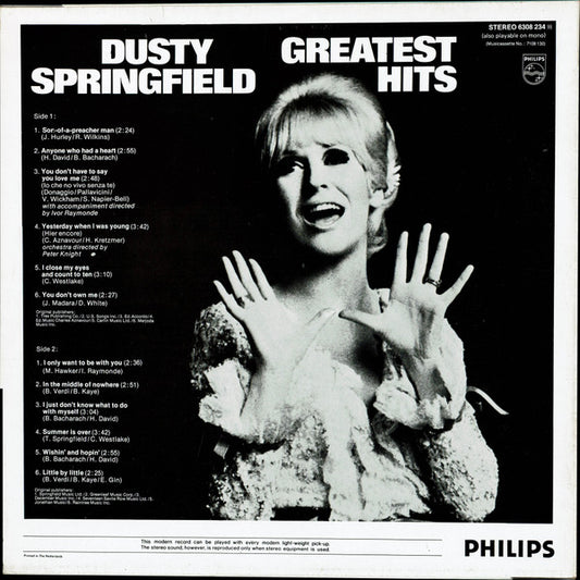 Dusty Springfield : Greatest Hits (LP, Comp)