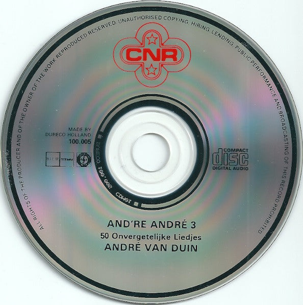 André van Duin : And're André 3 - 50 Onvergetelijke Liedjes (CD, Album, RP)