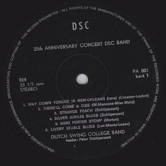 The Dutch Swing College Band : 25th Anniversary Concert (LP, Album)