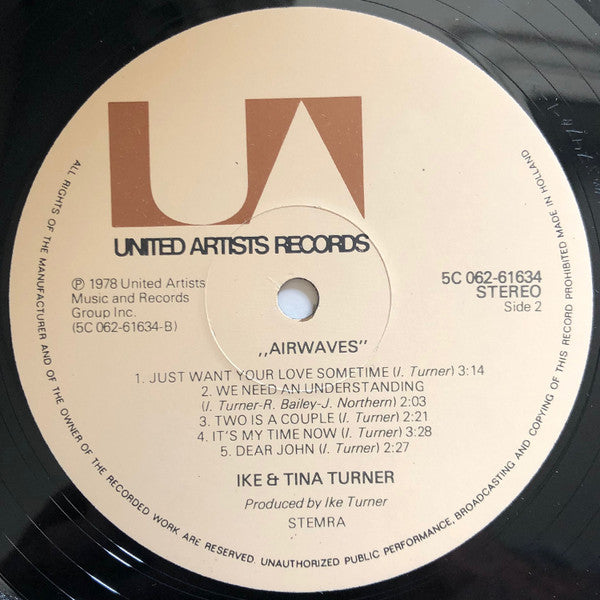 Ike & Tina Turner : Airwaves (LP, Album)