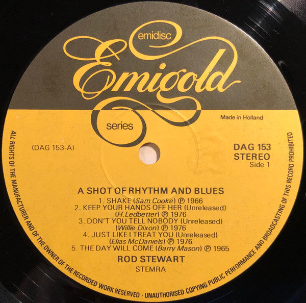Rod Stewart : A Shot Of Rhythm And Blues (LP, Comp, Gat)