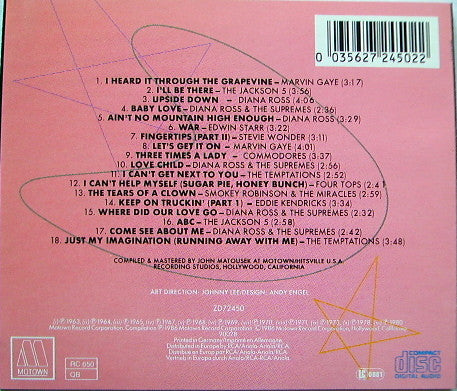 Various : Motown's Biggest Pop Hits: All #1 On Billboard's Charts (CD, Comp)