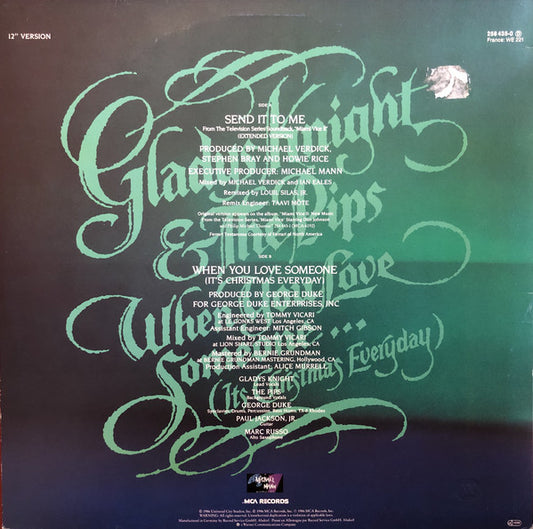 Gladys Knight And The Pips : Send It To Me (12")