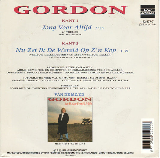 Gordon (3) : Jong Voor Altijd (7", Single)