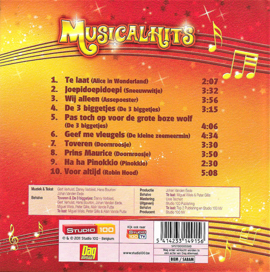 Various : Studio 100 CD-Collectie 8 - Musicalhits De Grootste Hits (CD, Comp)