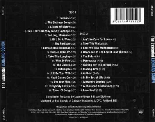 Leonard Cohen : The Essential Leonard Cohen (2xCD, Comp)