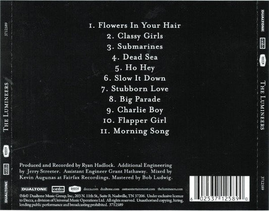 The Lumineers : The Lumineers (CD, Album)