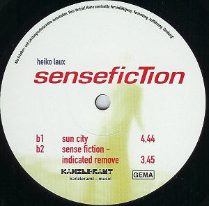 Heiko Laux : SenseficTion (Remixes Part 1) (12")