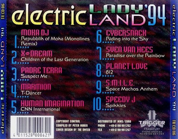 Various : Electric Lady Land '94 (CD, Comp)