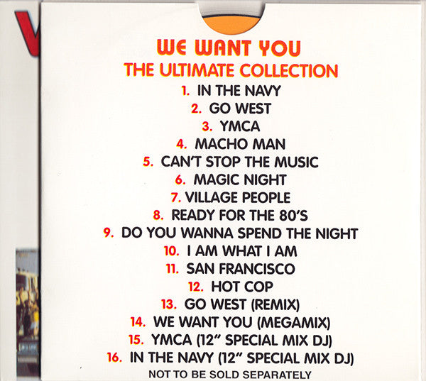 Village People : We Want You - The Ultimate Collection (2xCD, Comp)