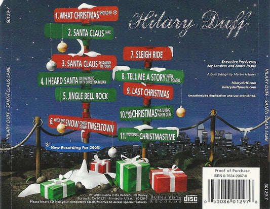 Hilary Duff : Santa Claus Lane (CD, Album, RE)